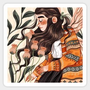 Autumn Fairy Sticker